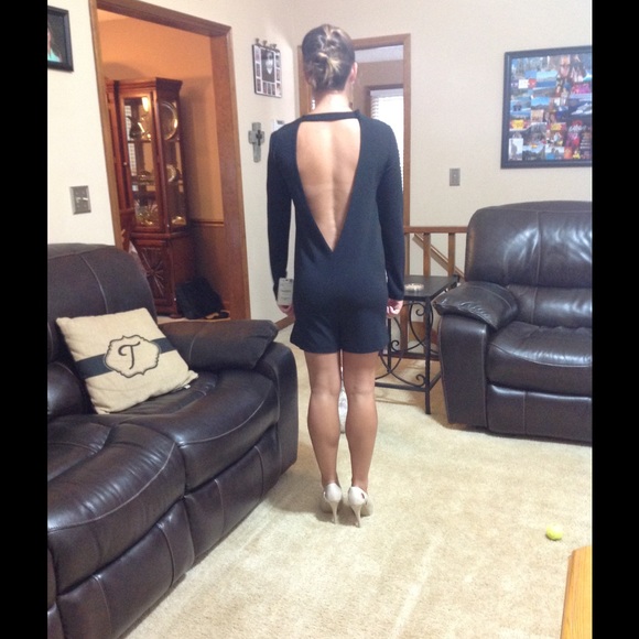 NWT-Zara black romper *amazing back! Never worn. - Picture 3 of 4