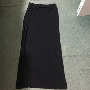 Black maxi dress