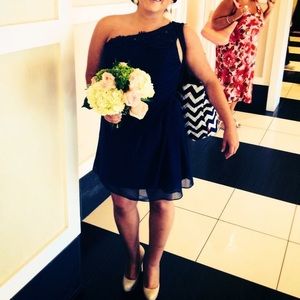 Navy Blue Bridesmaids Dress!