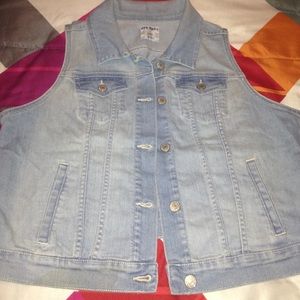 Trendy Denim Vest