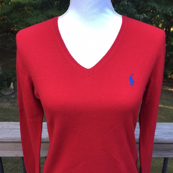 Red wool sweater | Ralph Lauren Sport - Picture 2 of 4