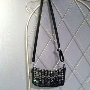 Blingy cross body bag.