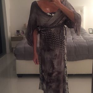 FENDI wrap dress with sequins