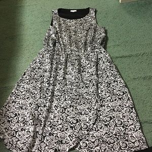 Black and white dress