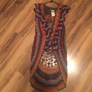 Crocheted Vest perfect for a music festival