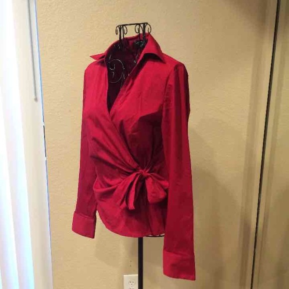 NWOT Express wrap blouse - Picture 2 of 4