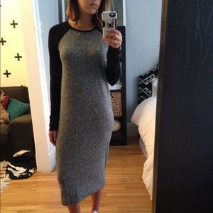 ASOS Baseball T long sleeved dress