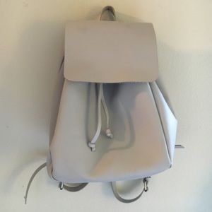 ZARA white/light Grey rucksack backpack