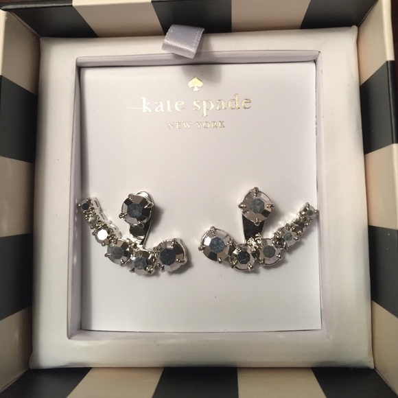 Kate Spade Dainty Sparkles Crystal Ear Jackets - Picture 3 of 4