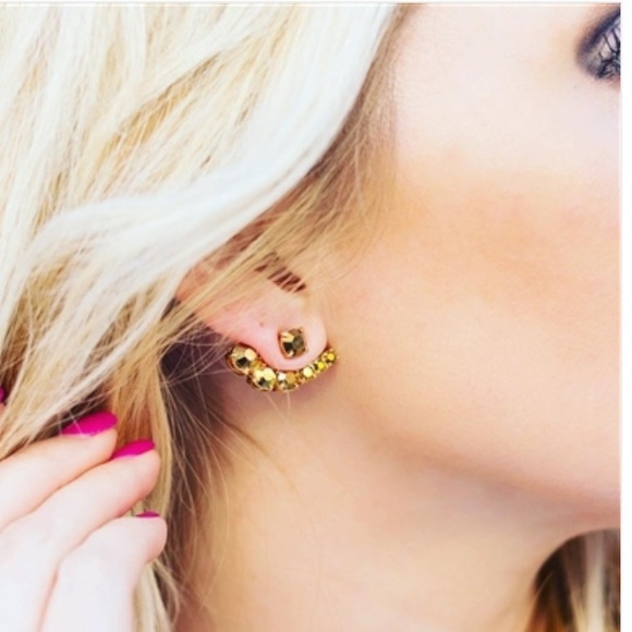 Kate Spade Dainty Sparkles Crystal Ear Jackets - Picture 4 of 4