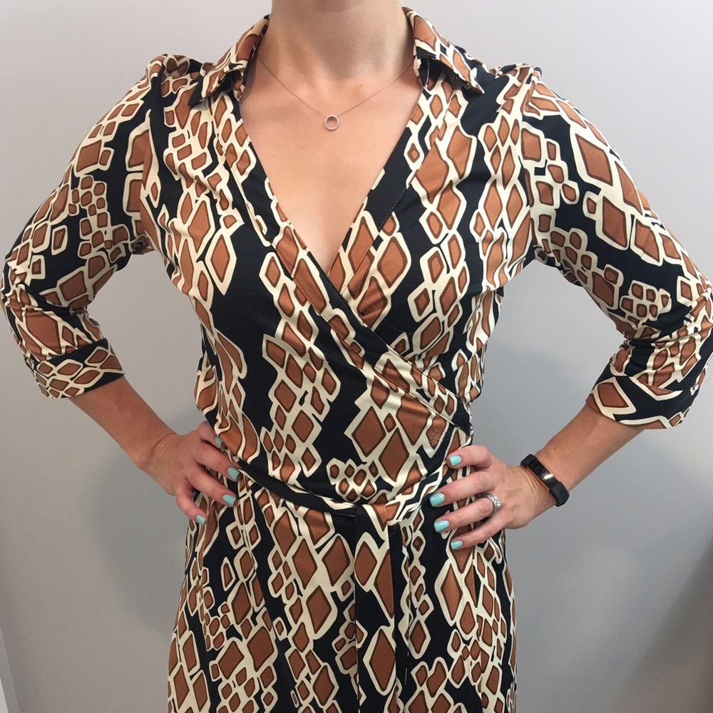 Retro wrap dress