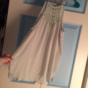Light sea foam tank top NWOT