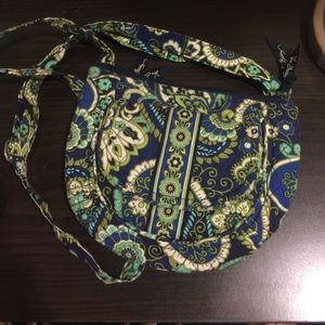 Vera Bradley Rhythm and Blues mini cross body.