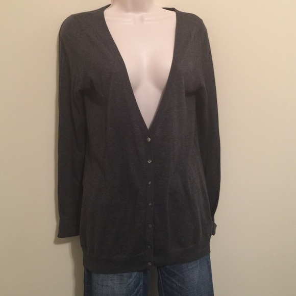 GAP grey cardigan sweater