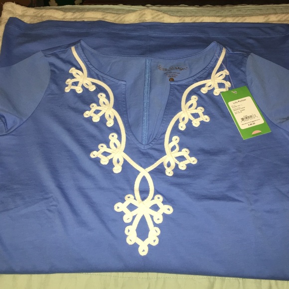 Lilly Pulitzer Brewster T-Shirt Dress - Bay Blue