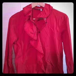 Ysl Rive Gauche ruffle blouse