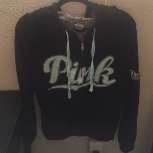 VS PINK 3/4 zip hoodie