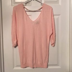 V neck with studded strap