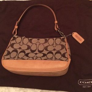 Authentic Coach Pouchette and dust bag