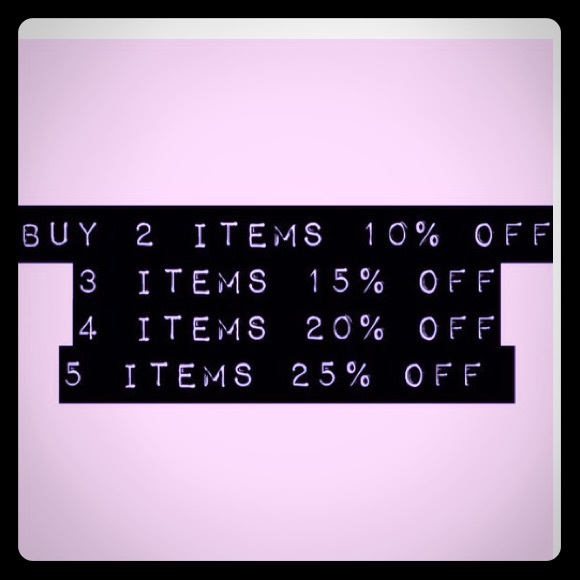 Bundle discounts!