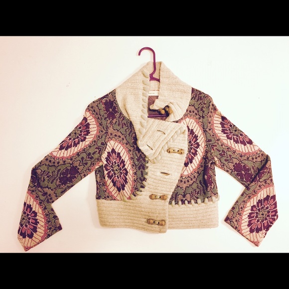 Sleeping on Snow Anthropologie wool cardigan