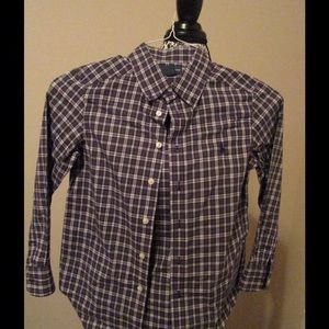 Ralph Lauren Button Up Plaid Shirt