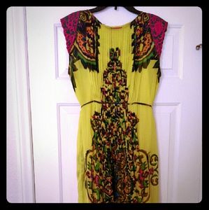 Indian Inspired Silk Maxi from Anthropologie