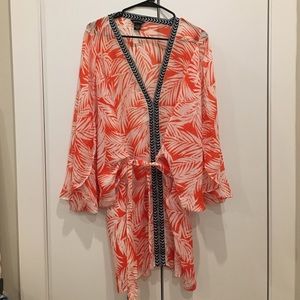 Victoria's Secret Orange & Black cover up