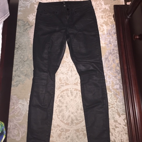 Faux Leather skinny jeans