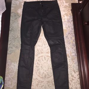 Faux Leather skinny jeans