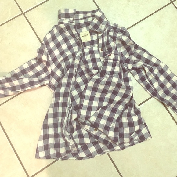 Navy blue with light pink flannel