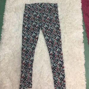 AE floral print full length leggings