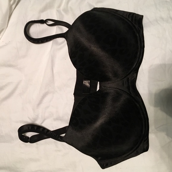 Marilyn Monroe Cheetah Print Black Bra