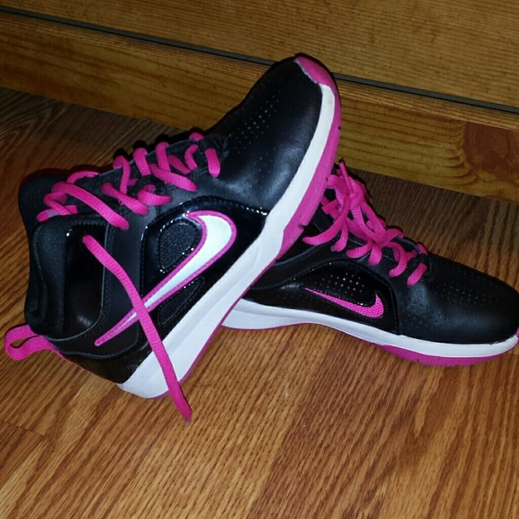 Black Pink and White Nike