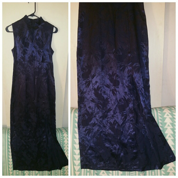 vintage silk dress