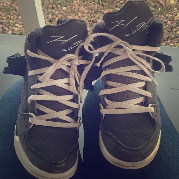 Grey Nike Jordan flights
