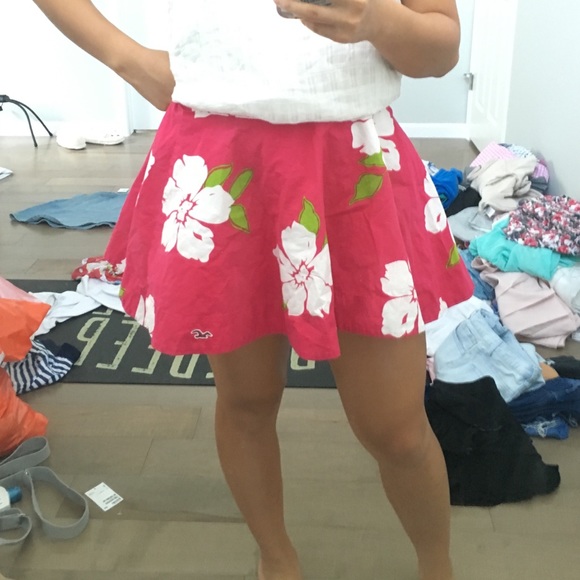 floral circle/skater skirt
