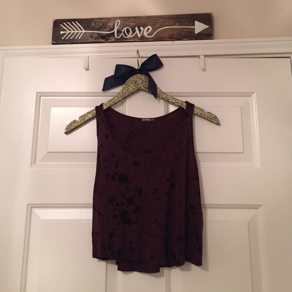 Vox Populi Tops - Splatter crop top