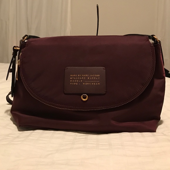 Marc by Marc Jacobs purple nylon Natasha bag