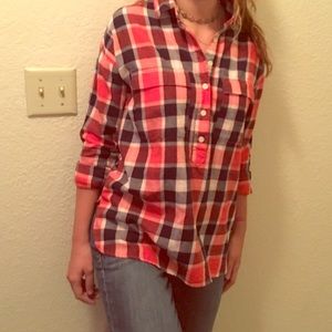 Old Navy boyfriend flannel.