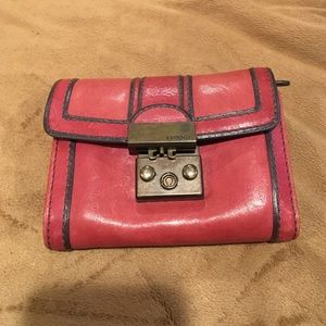 Fossil rust color wallet