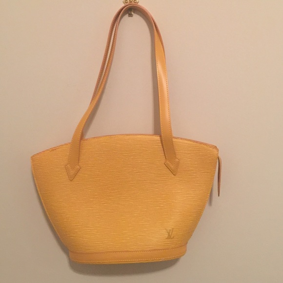 Louis Vuitton Yellow Epi Leather Saint Jacques Bag