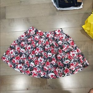 FLORAL CIRCLE/SKATER SKIRT