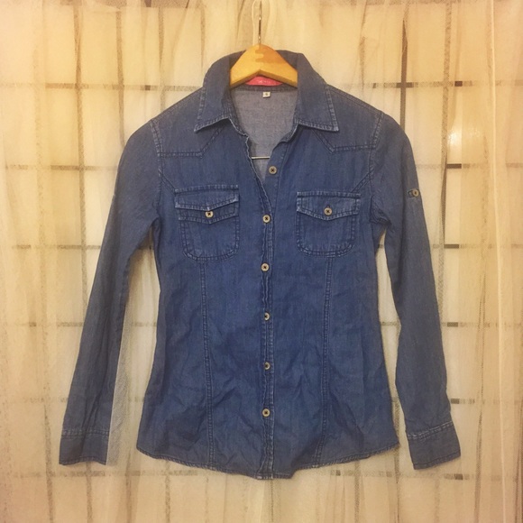 Chambray button down