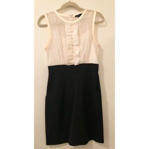 BCBG Max Azria black and white dress