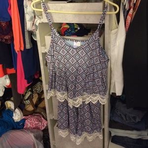 Romper worn once size medium