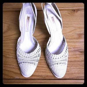 Narciso Rodriguez 2.5" heels white