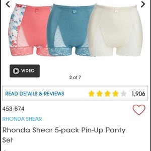 Rhonda Shear Pin-Up Panty Set