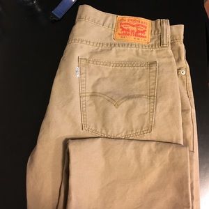 Tan Men's Levi Jeans