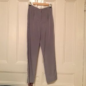 High waisted grey trousers